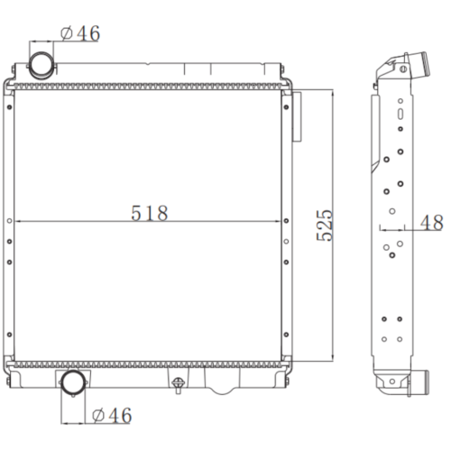Mitsubishi Canter Radiator 2002 and Above